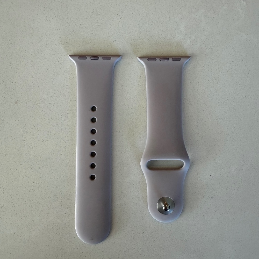 Apple Watch 38mm Sport Band in Grey / Off-Purple